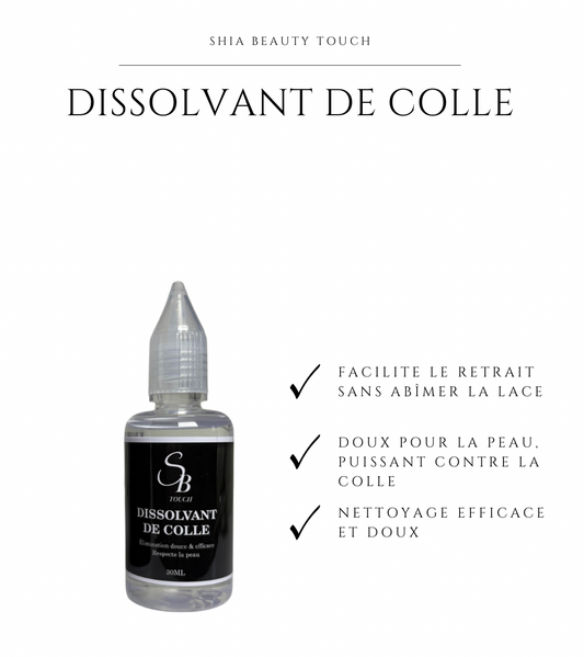 Dissolvant de colle lace